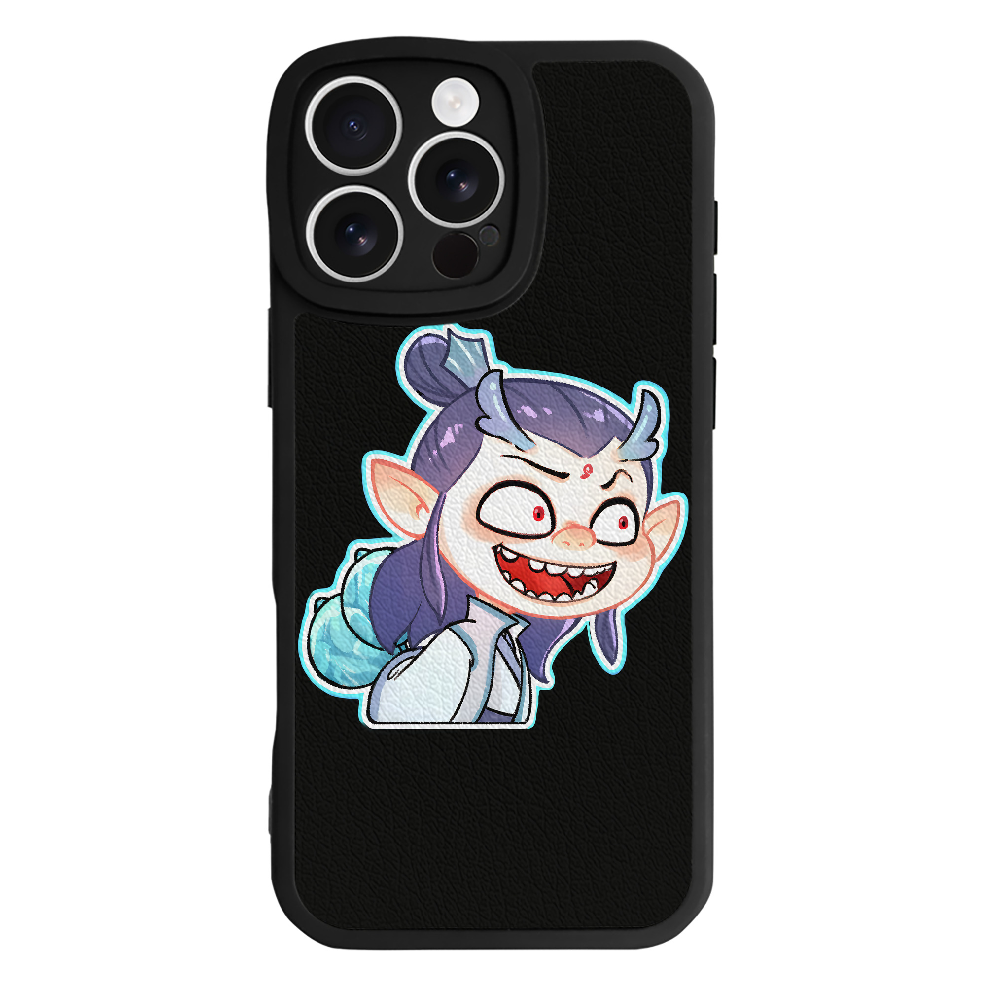 （画像用） Ne Zha 2 ナタ 魔童の大暴れ 【iPhone 16シリーズ対応】シリコンスマホケース（レザー調） 材質：シリコン